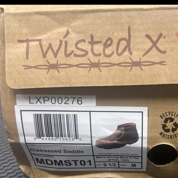 Men’s Twisted X Steel Toe Moc Shoe - Picture 1 of 4